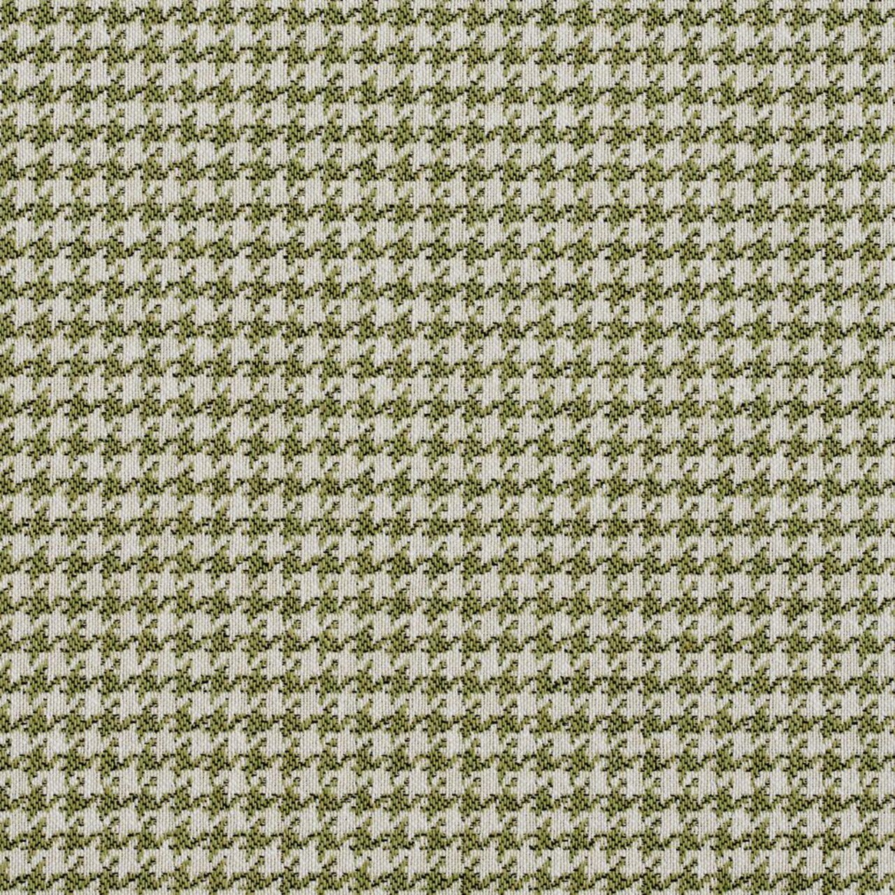 Spring Houndstooth - Green Check & Houndstooth,Small Scale Upholstery Fabric 54 Inches"